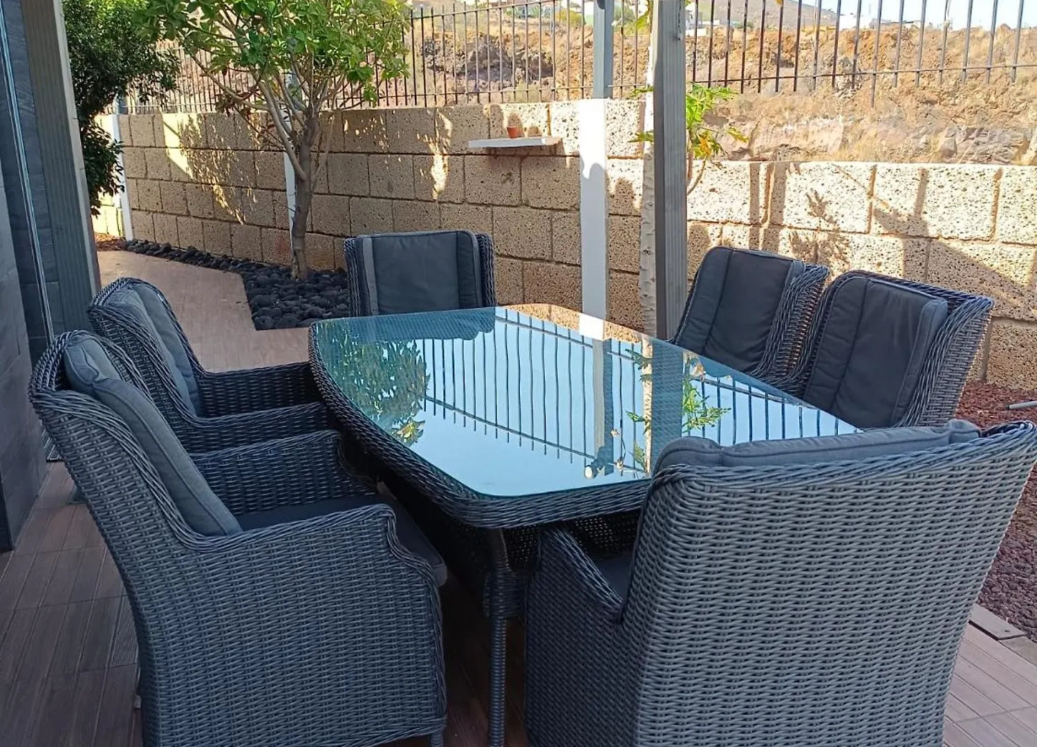 Luxury Villa Sea Views Heated Pool Private Jacuzzi Wifi Bbq Parking Tennis Court Candelaria Spain