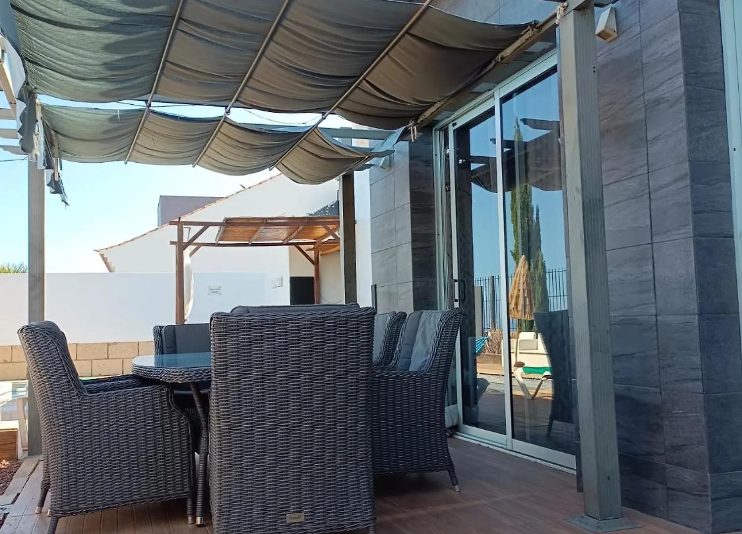 Luxury Villa Sea Views Heated Pool Private Jacuzzi Wifi Bbq Parking Tennis Court Candelaria 0*,